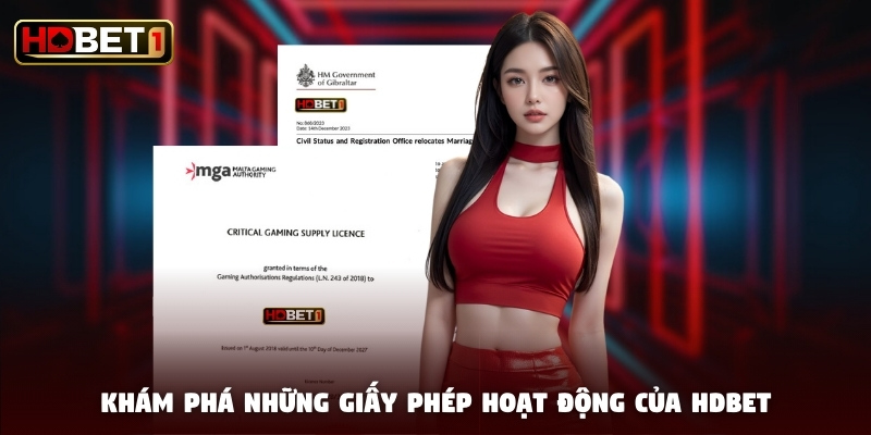 Khám phá những giấy phép hoạt động của HDBET