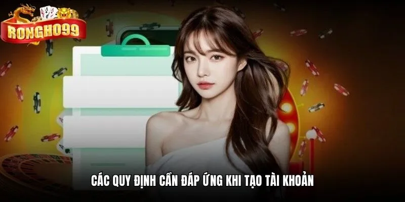 cac quy dinh can dap ung khi tao tai khoan cac quy dinh can dap ung khi tao tai khoan